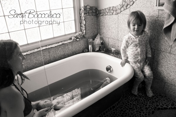 Herbal Bath - Colorado Birth Photographer