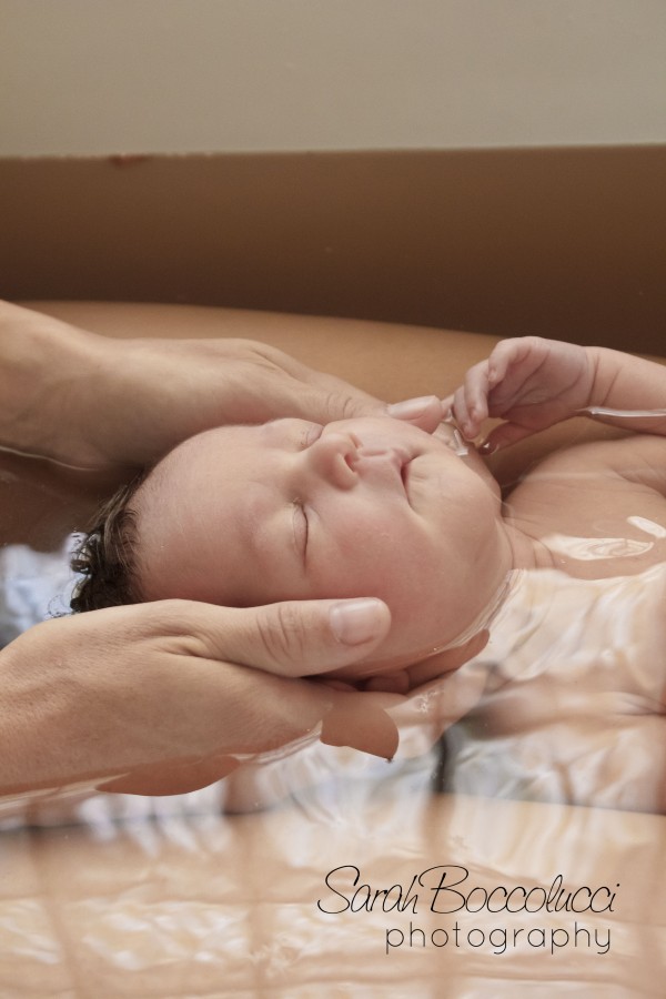 Herbal Bath - Colorado Birth Photographer