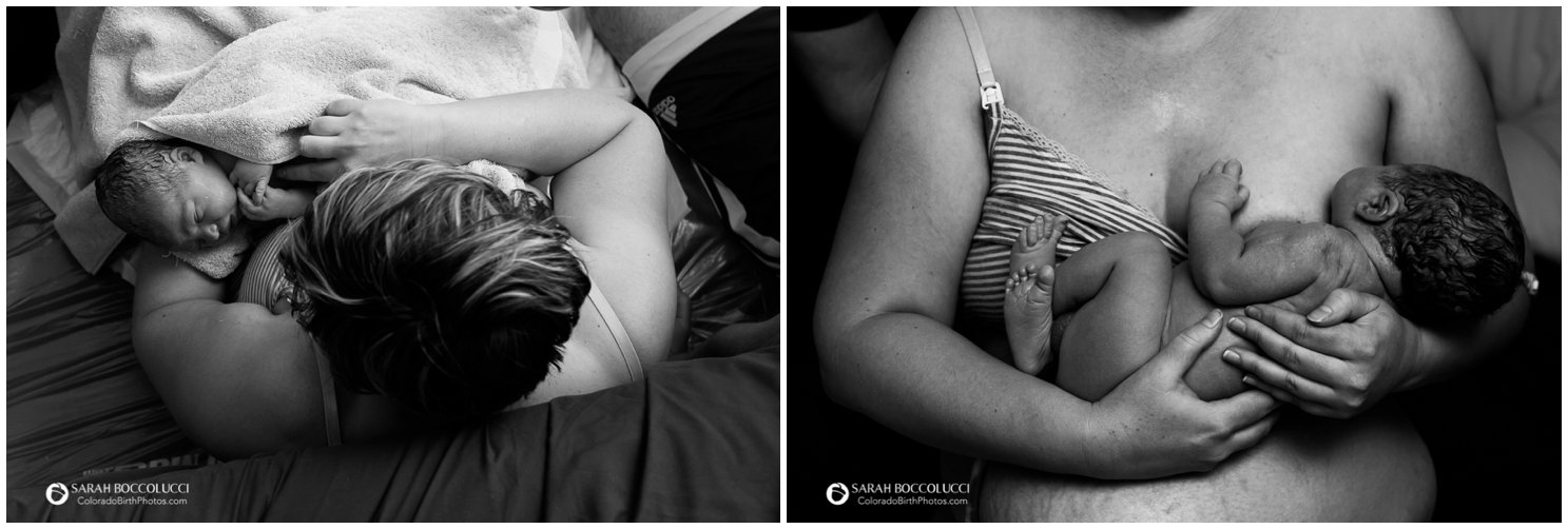 Longmont Colorado Birth Photographer, Homebirth, waiting on placenta delivery