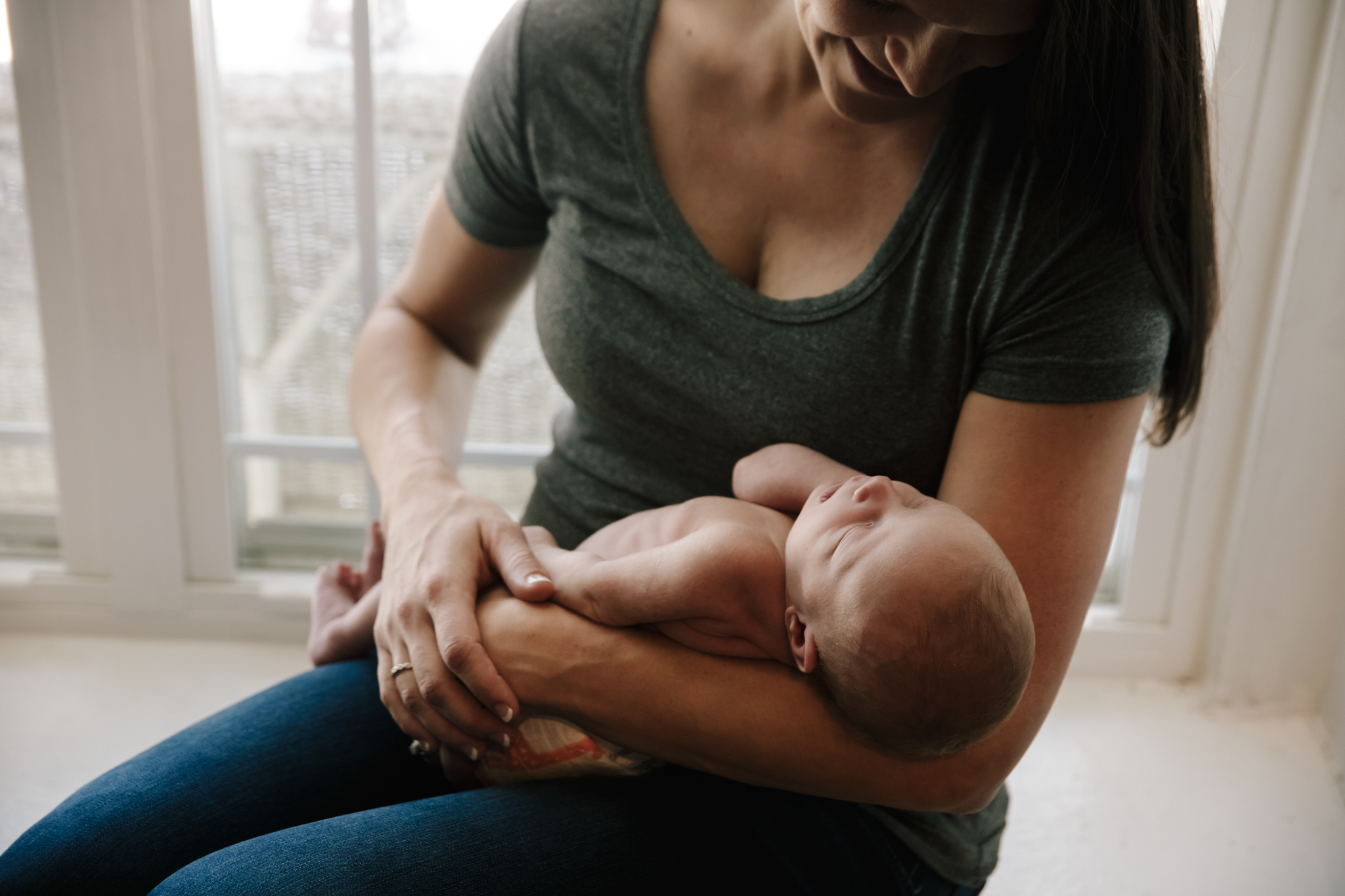 Westminster Colorado Newborn photographer window seat