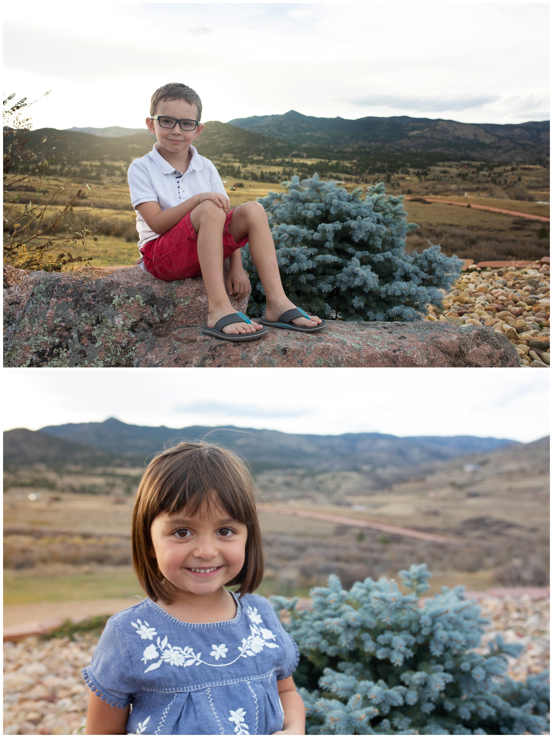 Lyons, CO family photographer, sibling photo